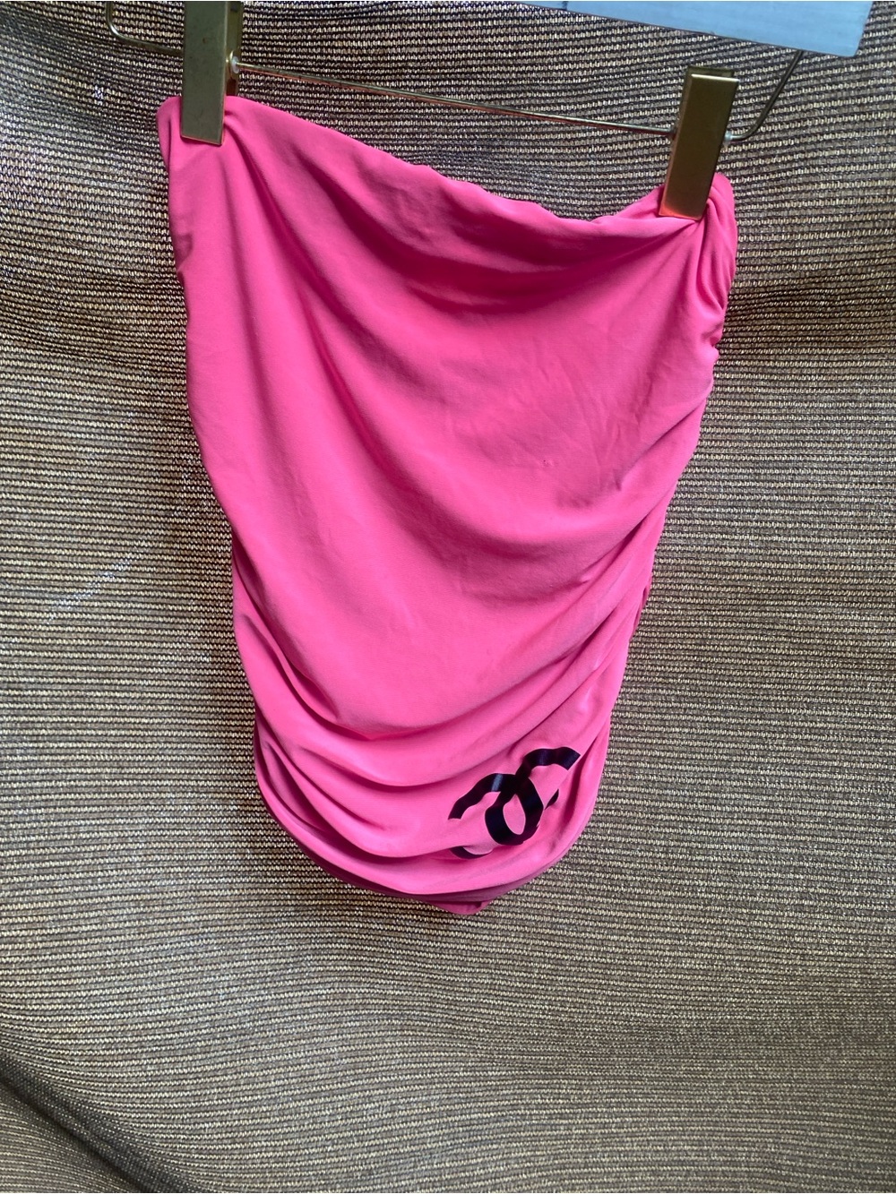 Hot Pink Strapless top
